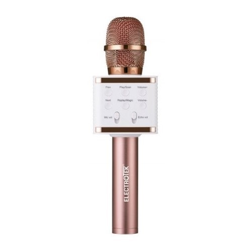 MICROFONO ELECTROTEK ET-WS11 ROSA ORO